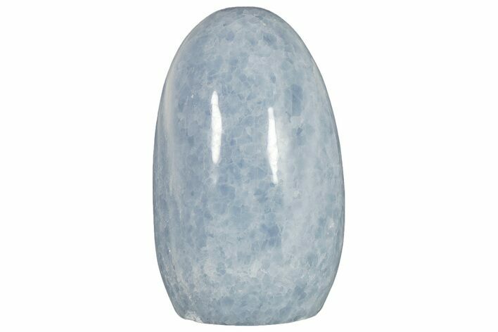 Polished, Free-Standing Blue Calcite - Madagascar #220339